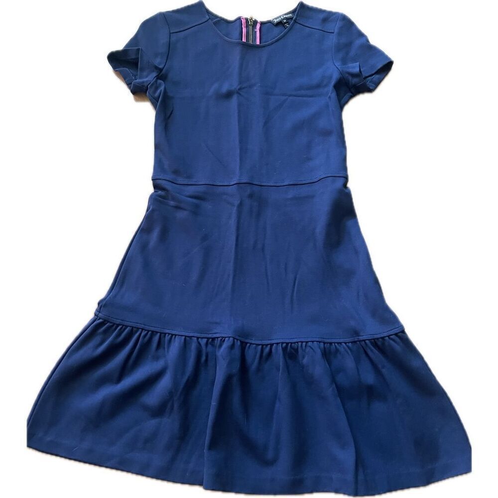 Juicy Couture Navy Blue Ponte Dress Women’s Size XS